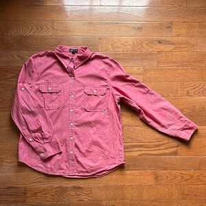 Ralph Lauren Women’s Casual Pink Button-Down Shirt